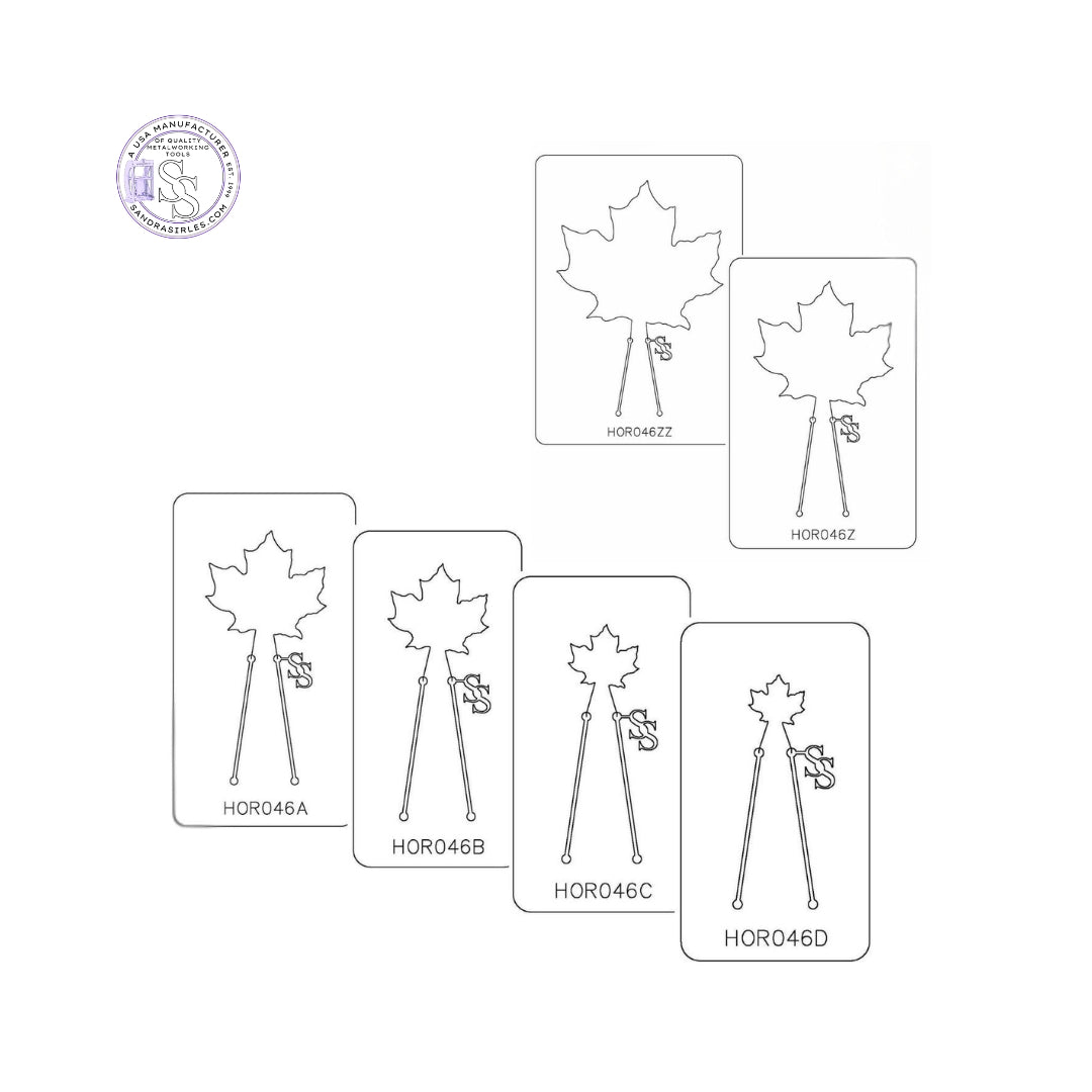 PANCAKE DIE HOR046 LEAF MAPLE 1